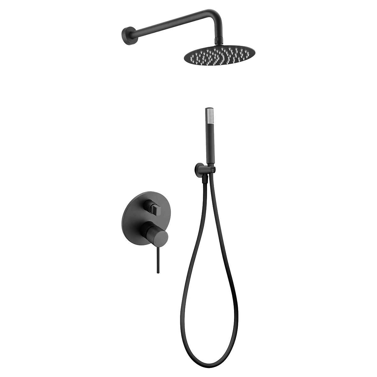 Conjunto de ducha empotrado monomando  Milos