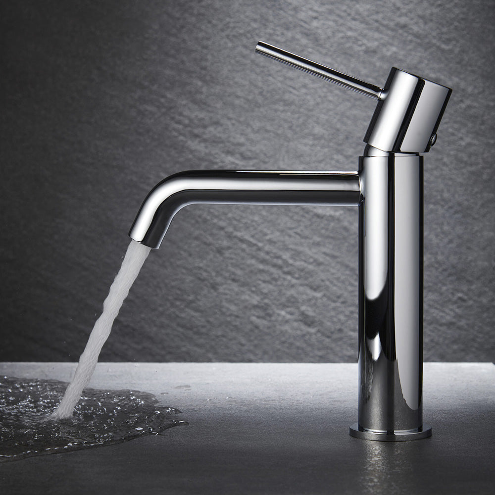 Chicago | Grifo Monomando de Lavabo Bajo | Latón Cartucho cerámico Ø26 mm