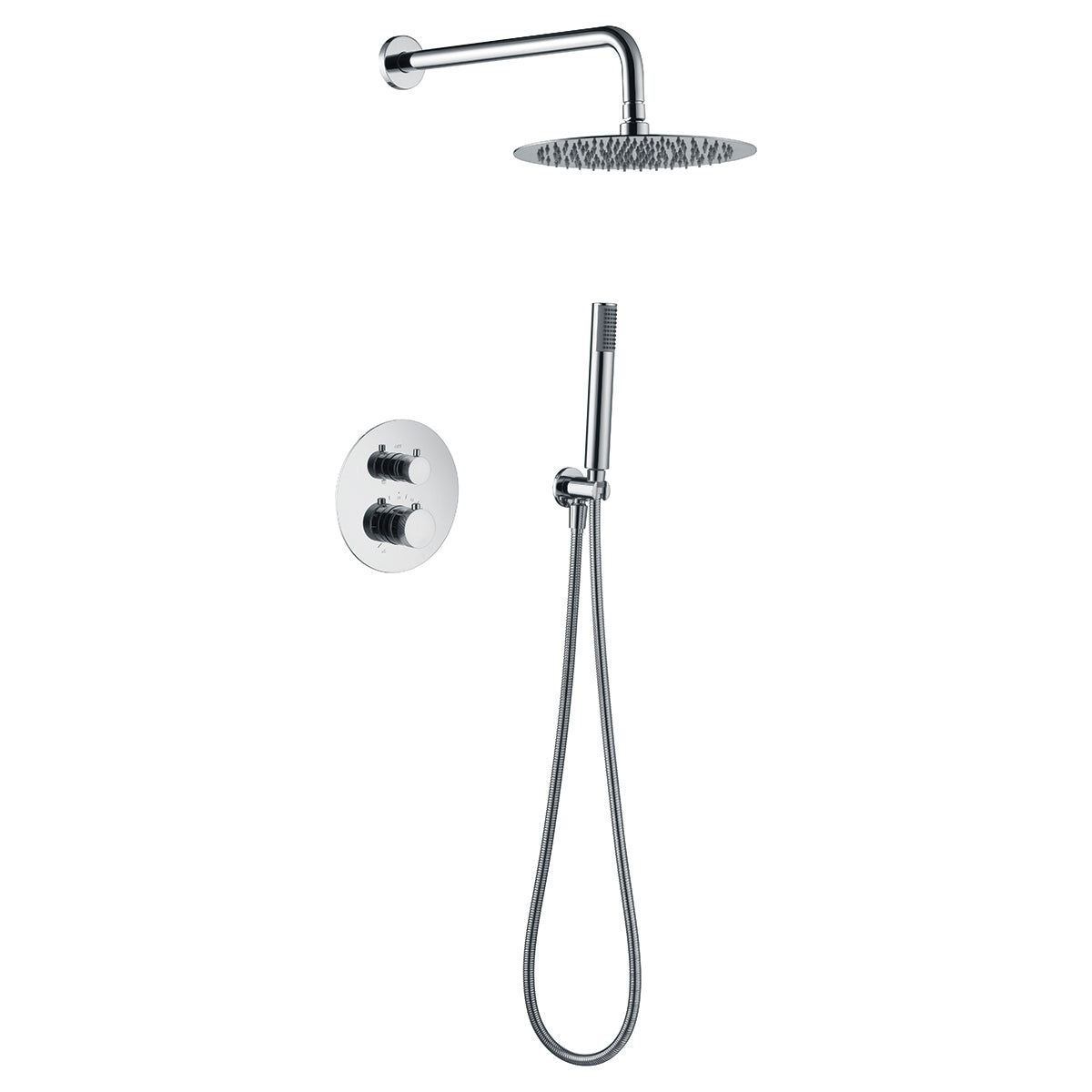 Conjunto de ducha empotrado termostático  Line
