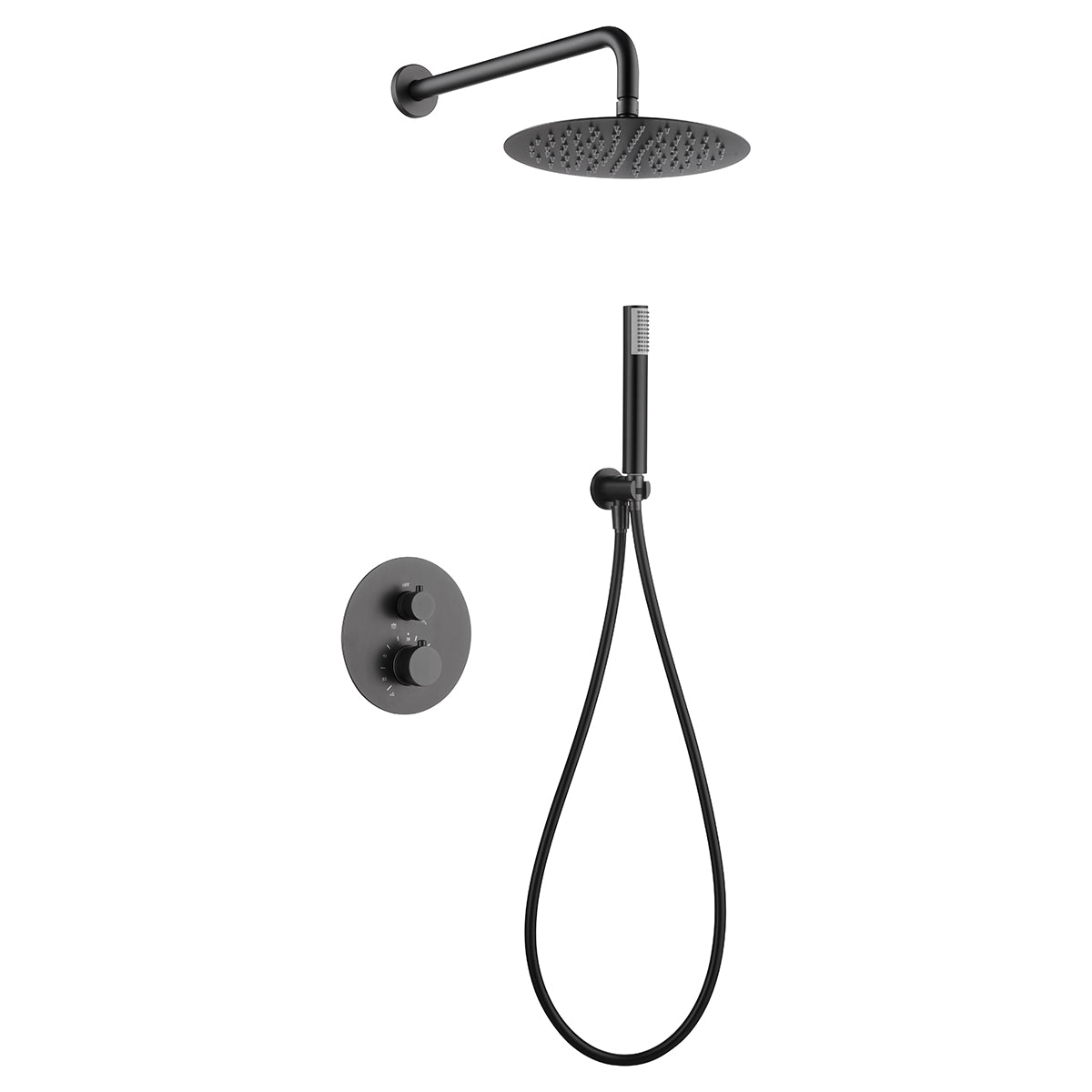 Conjunto de ducha empotrado termostático  Line