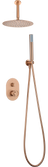 Conjunto ducha monomando empotrado Vesubio