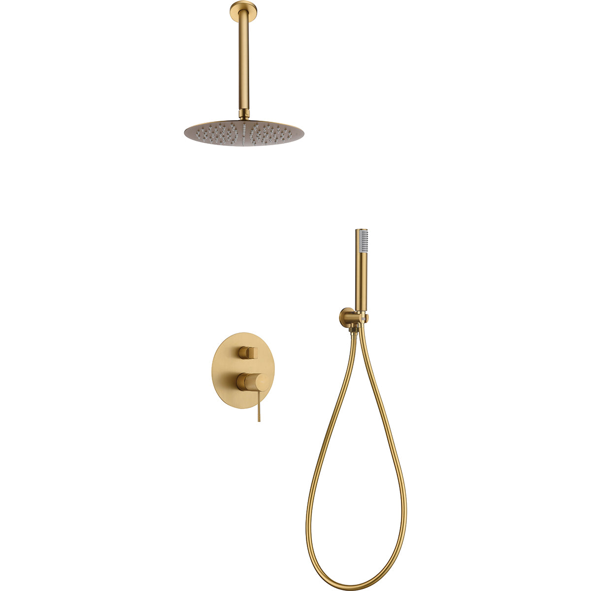 Conjunto de ducha empotrado termostático  Top