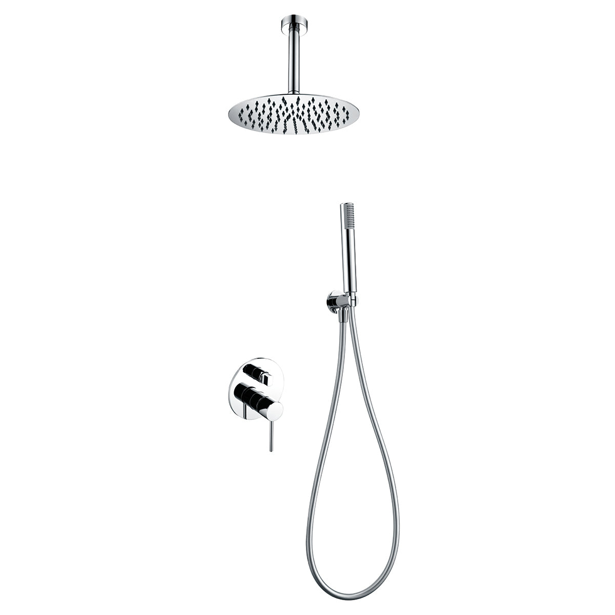 Conjunto de ducha empotrado monomando  Thalos