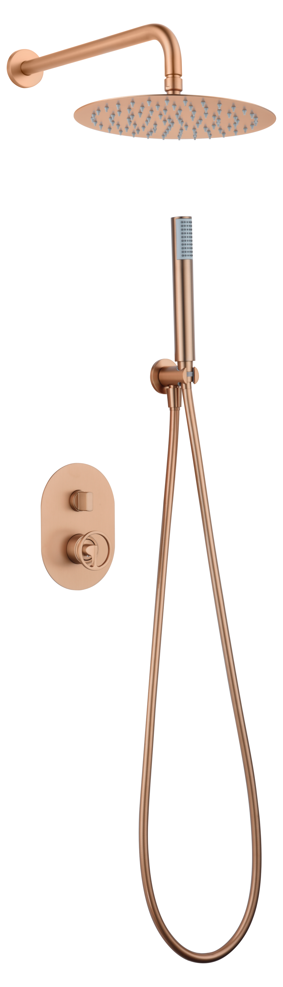Conjunto ducha monomando empotrado Olimpo