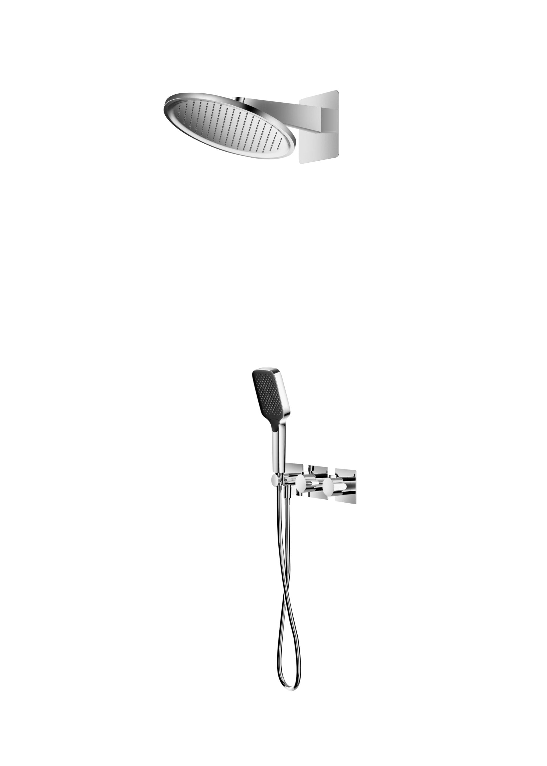 Conjunto Ducha Termostático Empotrado Inari