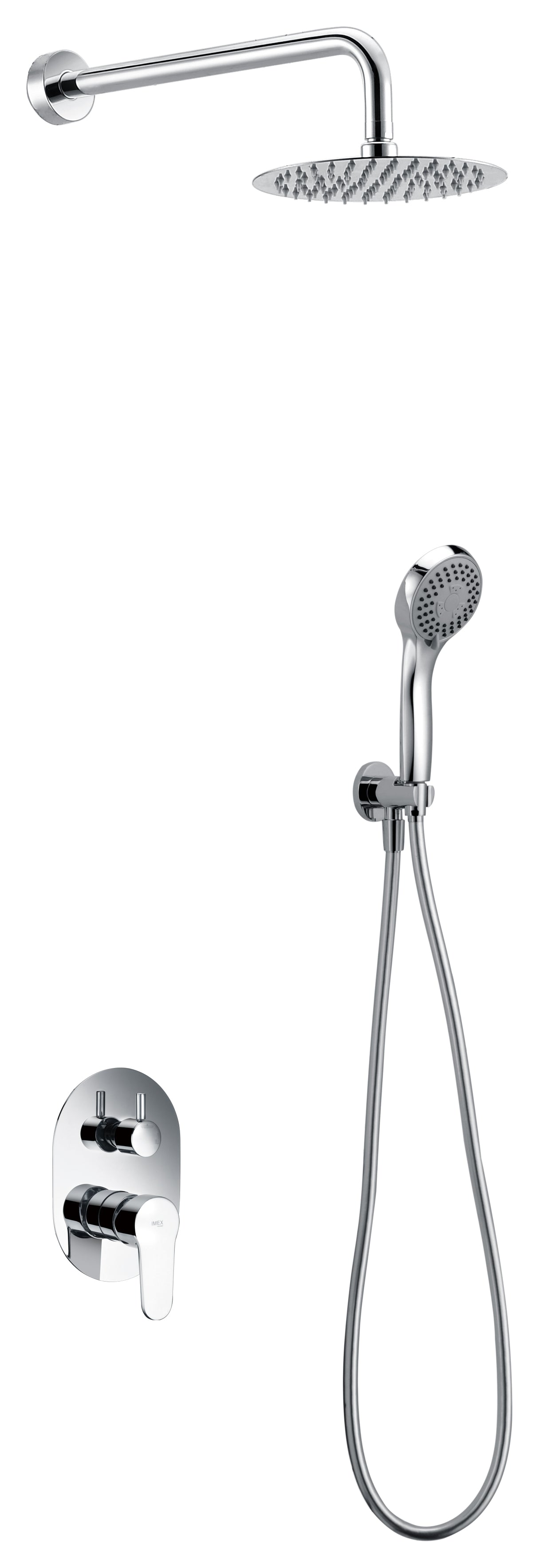 Conjunto de ducha empotrado monomando  Oslo