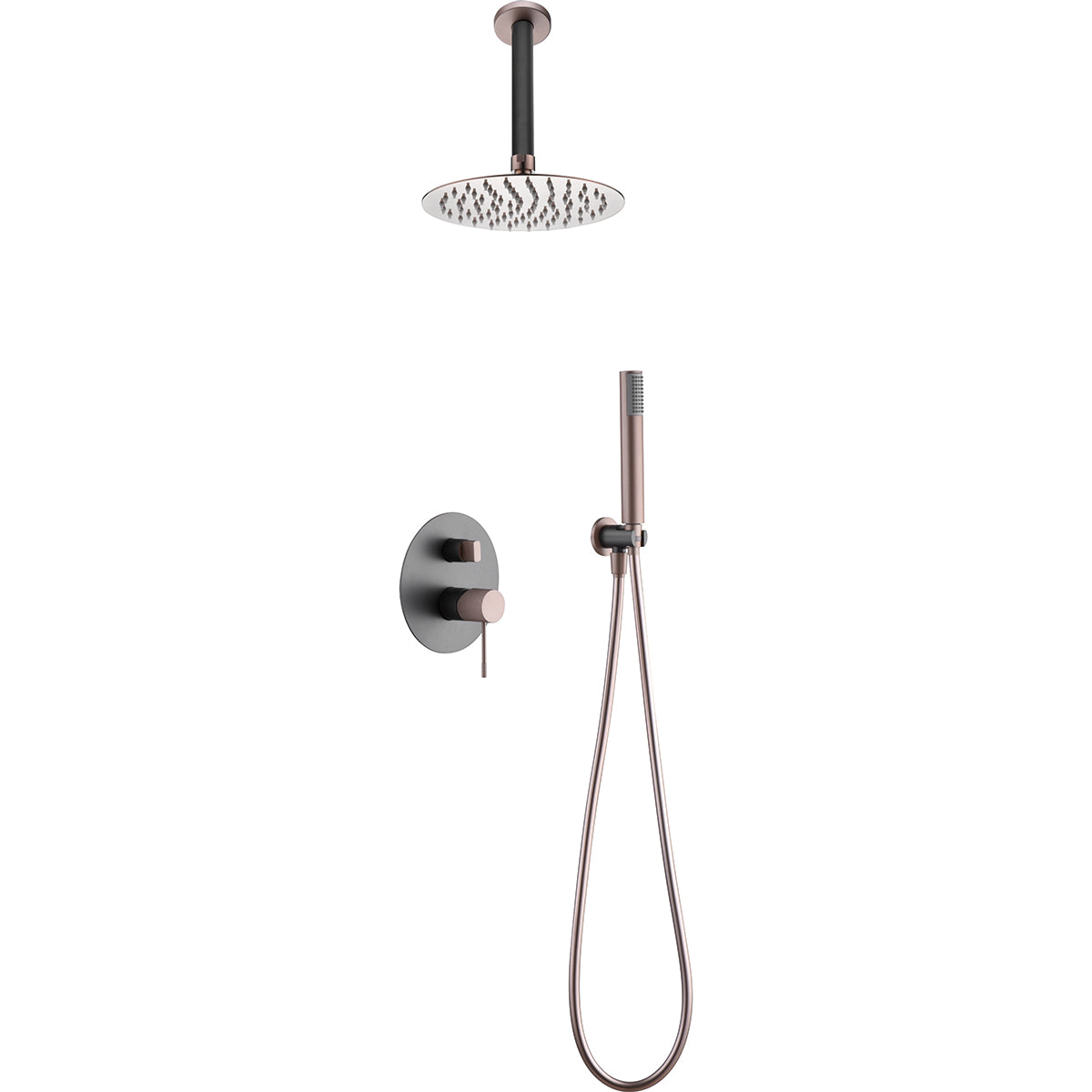 Conjunto de ducha empotrado monomando  Top