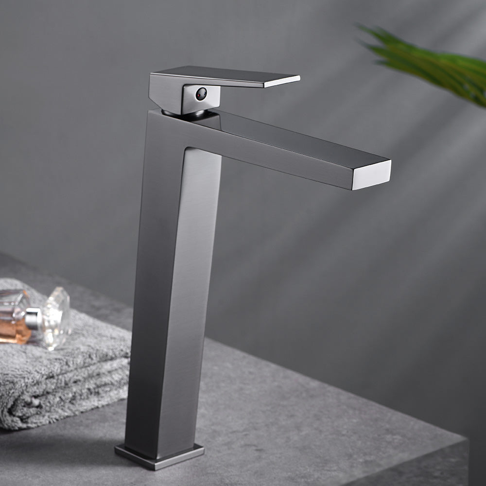 Denver | Grifo Monomando de Lavabo Alto | Latón Cartucho cerámico Ø26 mm