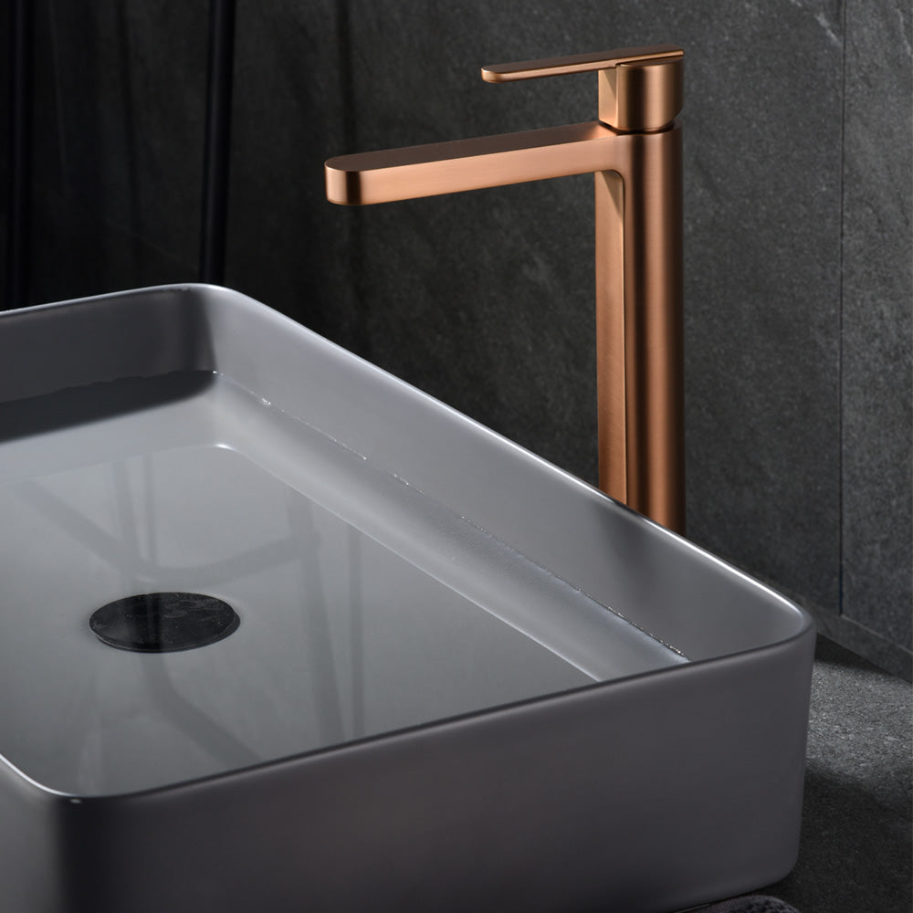 Seattle | Grifo Monomando de Lavabo Alto | Latón