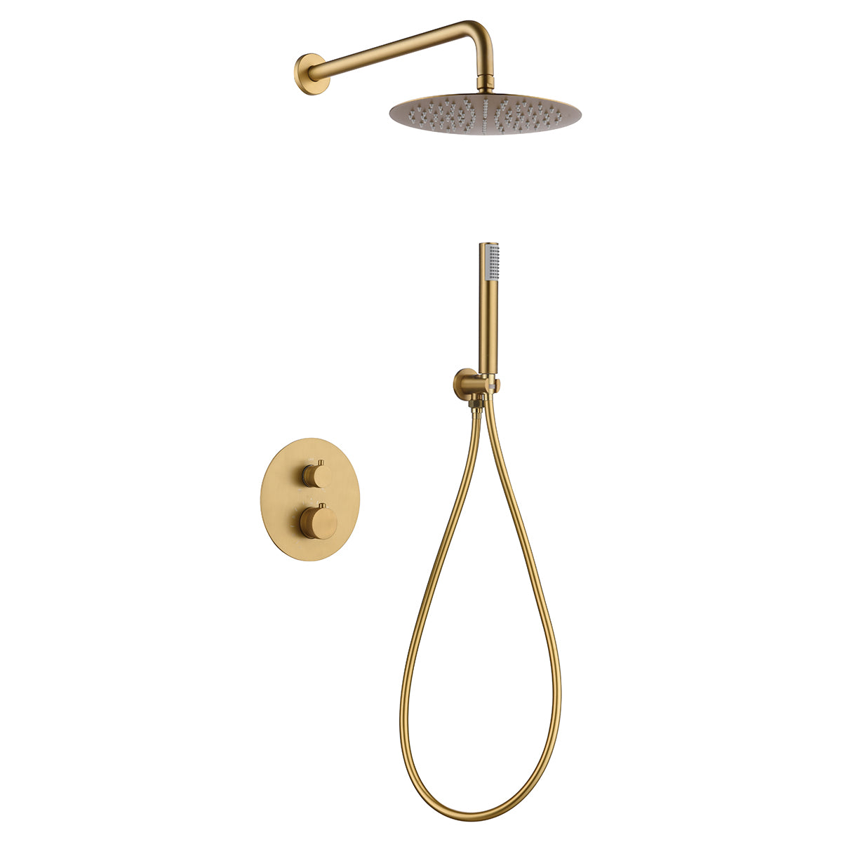 Conjunto de ducha empotrado termostático  Line