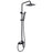 Denver | Columna de ducha con grifo monomando | Rociador Cuadrado acero inox. S.304 20x20 cm | Extraplano Antical