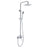 Denver | Columna de ducha con grifo monomando | Rociador Cuadrado acero inox. S.304 20x20 cm | Extraplano Antical