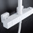 Denver | Columna de ducha con grifo termostatico | Rociador Cuadrado acero inox. S.304 20x20 cm | Extraplano Antical