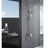 Denver | Columna de ducha con grifo monomando | Rociador Cuadrado acero inox. S.304 20x20 cm | Extraplano Antical