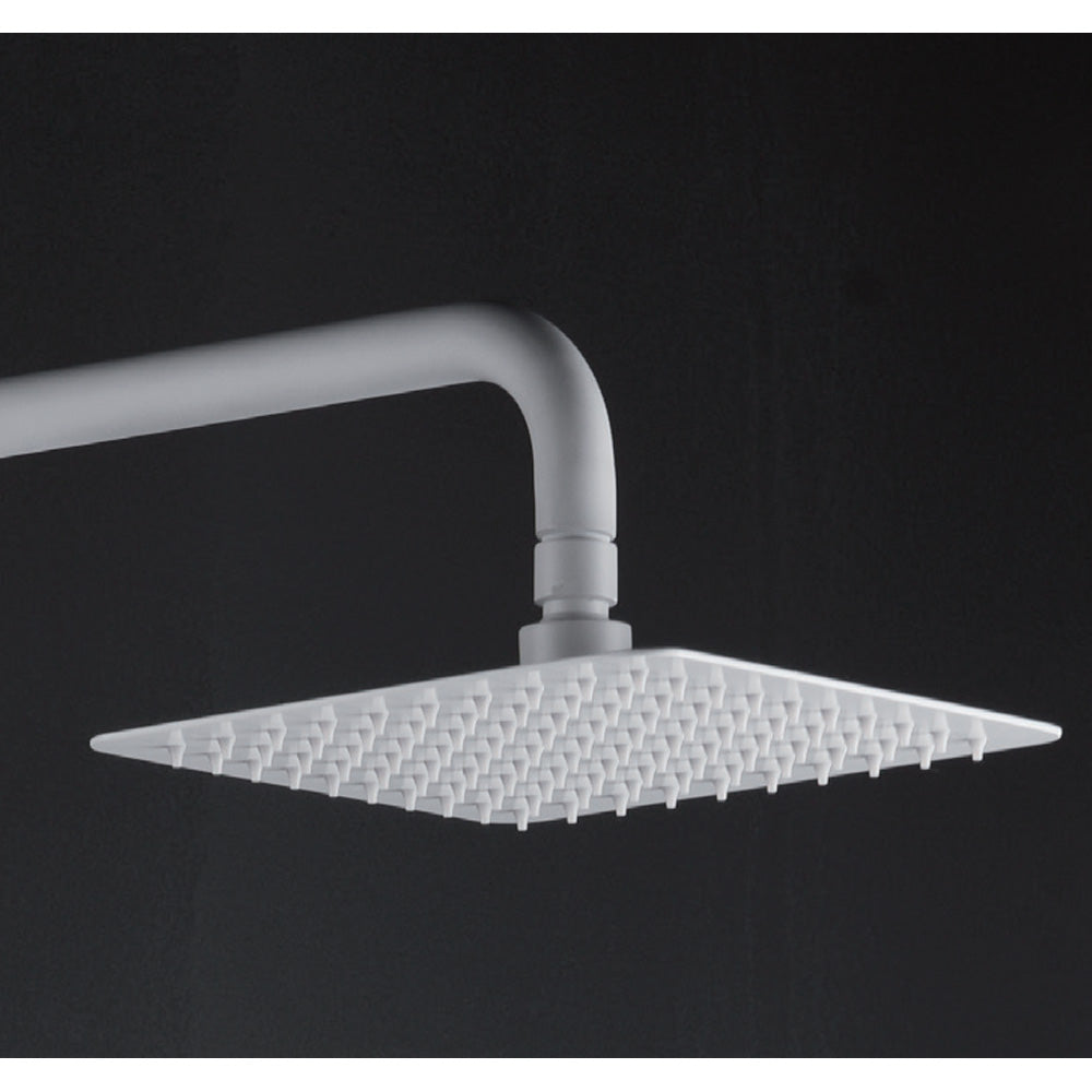 Denver | Columna de ducha con grifo monomando | Rociador Cuadrado acero inox. S.304 20x20 cm | Extraplano Antical