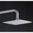 Denver | Columna de ducha con grifo monomando | Rociador Cuadrado acero inox. S.304 20x20 cm | Extraplano Antical