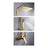 Denver | Columna de ducha con grifo monomando | Rociador Cuadrado acero inox. S.304 20x20 cm | Extraplano Antical