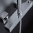 Denver | Columna de ducha con grifo termostatico | Rociador Cuadrado acero inox. S.304 20x20 cm | Extraplano Antical