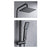 Denver | Columna de ducha con grifo monomando | Rociador Cuadrado acero inox. S.304 20x20 cm | Extraplano Antical