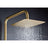 Denver | Columna de ducha con grifo monomando | Rociador Cuadrado acero inox. S.304 20x20 cm | Extraplano Antical
