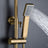 Denver | Columna de ducha con grifo monomando | Rociador Cuadrado acero inox. S.304 20x20 cm | Extraplano Antical