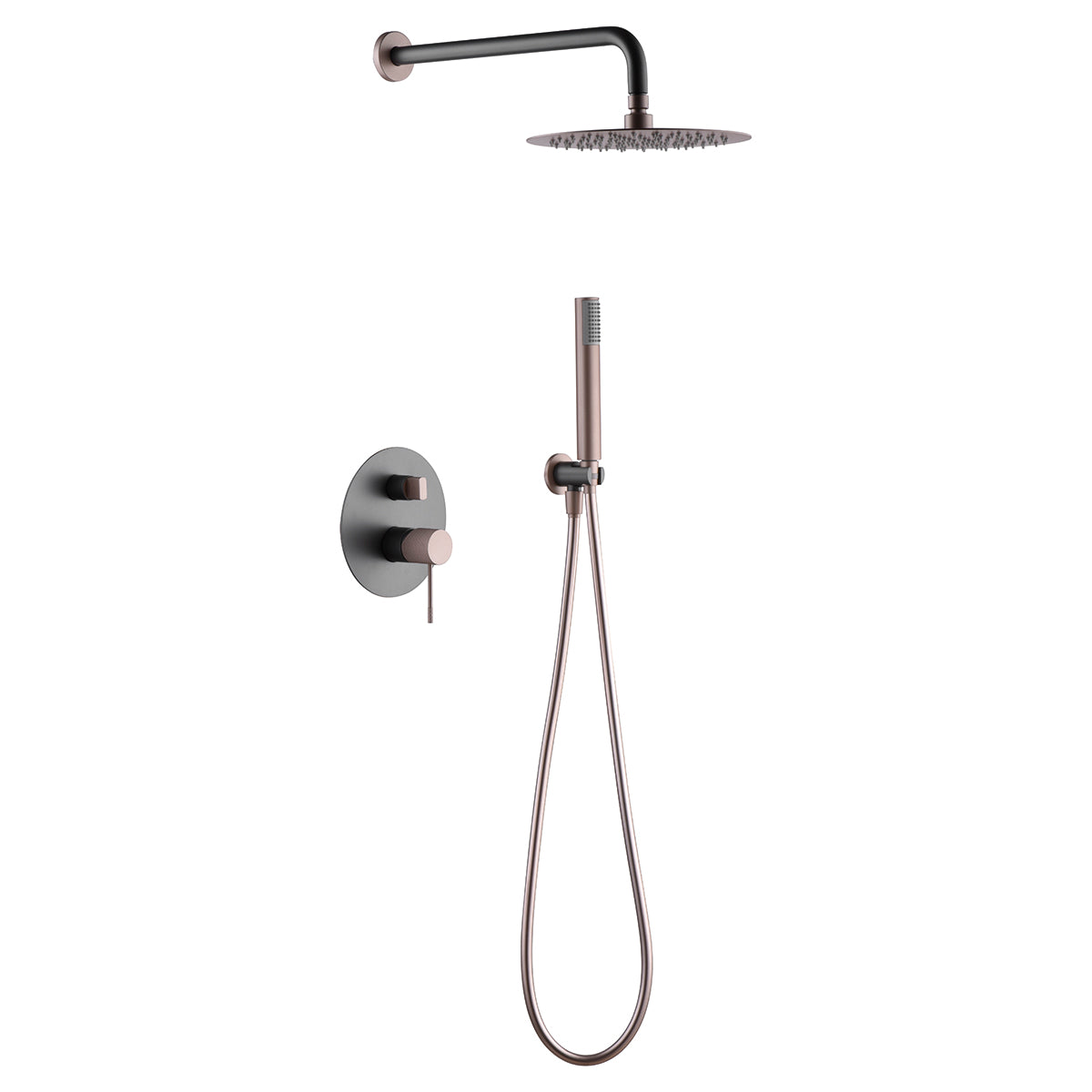 Conjunto de ducha empotrado monomando  Line