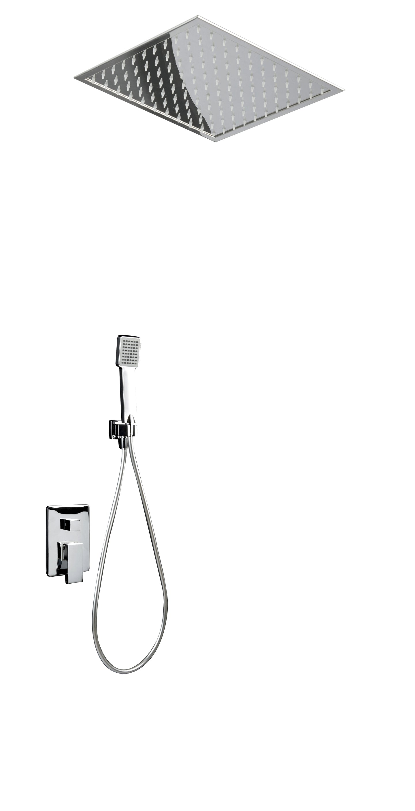 Conjunto de ducha empotrado monomando  Gales