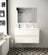 Manhattan | Mueble Baño Suspendido Fondo Reducido | 2 Cajones con Cierre Amortiguado y Lavabo Cerámico