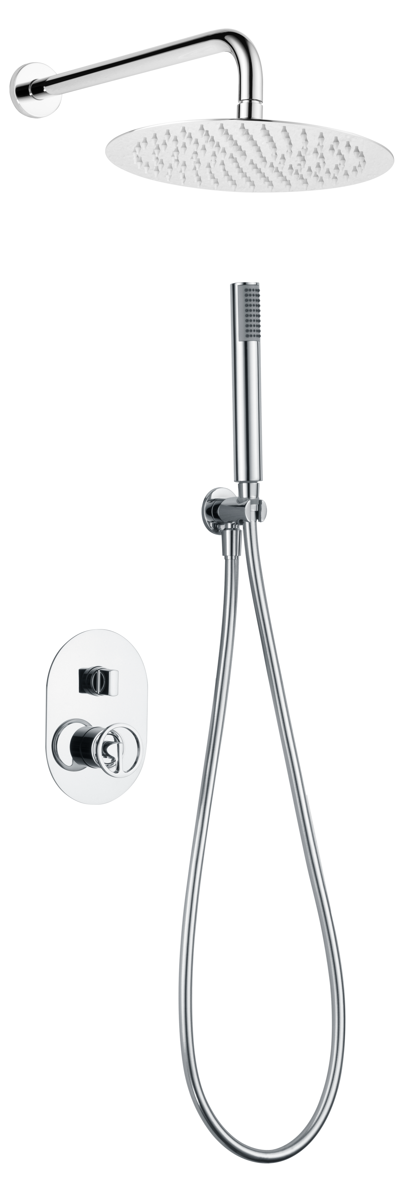 Conjunto ducha monomando empotrado Olimpo