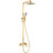 Pisa Columna de ducha con grifo monomando | Rociador Cuadrado acero inox. S.304 20x20 cm | Extraplano Antical