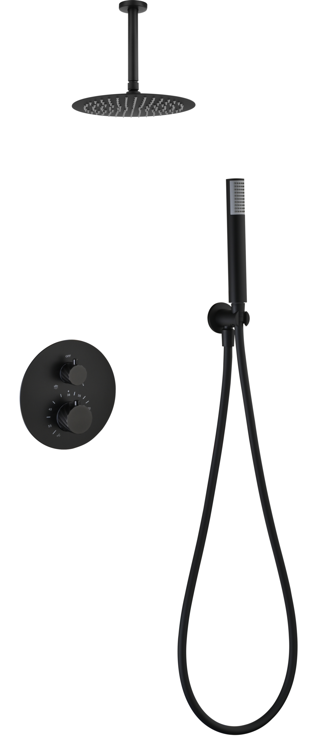 Conjunto Ducha Termostático Empotrado Palau