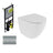 Hawaii | Pack Inodoro Suspendido | Rimless con Cisterna Empotrada y Pulsador