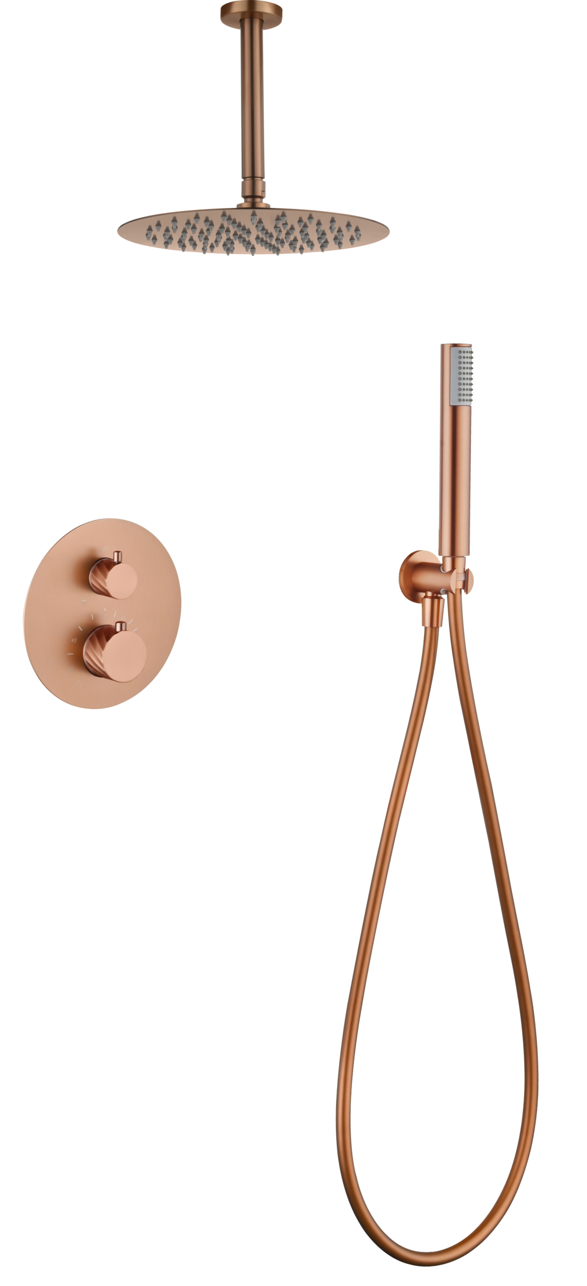 Conjunto Ducha Termostático Empotrado Palau