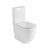 Florida | Inodoro PMR Redondo Rimless Adosado a Pared | Altura Confort para Movilidad Reducida | Tapa Duroplast Soft Close | Blanco Brillo
