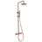 Chicago | Columna de ducha con grifo monomando | Rociador Redondo acero inox. S.304 Ø20 cm | Extraplano Antical