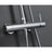 Chicago | Columna de ducha con grifo monomando | Rociador Redondo acero inox. S.304 Ø20 cm | Extraplano Antical