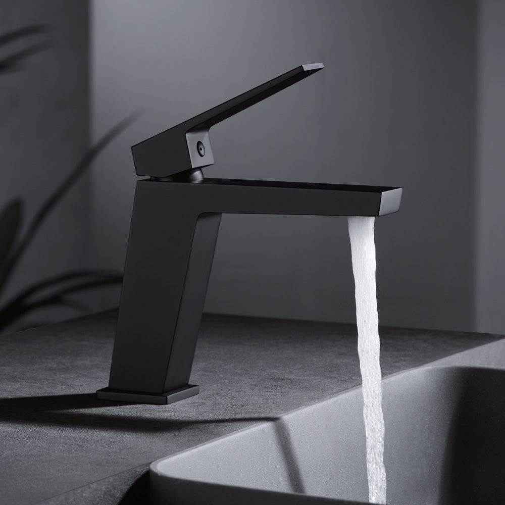 Denver | Grifo Monomando de Lavabo Bajo | Latón Cartucho cerámico Ø26 mm