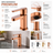 Seattle | Robinet de lavabo bas monotrou | Laiton