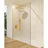 Alaska | Panel de Ducha Fijo Walk In | Vidrio Templado 6 mm Antical Transparente | Altura 195 cm