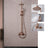 Seattle | Columna de ducha con grifo monomando | Rociador Redondo acero inox. S.304 Ø20 cm | Extraplano Antical