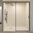 Nevada | Mampara Frontal Corredera 1 Puerta 1 Fijo | Vidrio Templado 6 mm Antical | Altura 195 cm