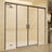 Nevada | Mampara Frontal 2 Fijos + 2 Puertas Corredera | Vidrio Templado 6 mm Antical | Altura 195 cm