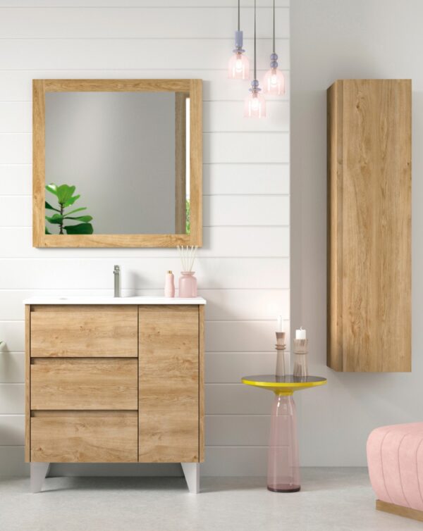 Mueble de Baño al Suelo Lavabo Cerámico