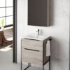 Mueble de baño con lavabo industrial