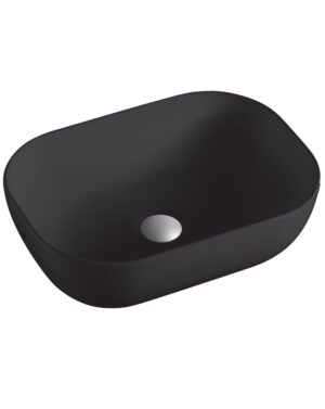 Lavabo sobre encimera ceramico negro mate