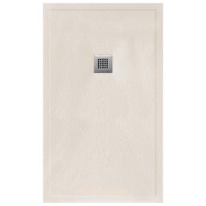 Plato ducha resina con borde beige