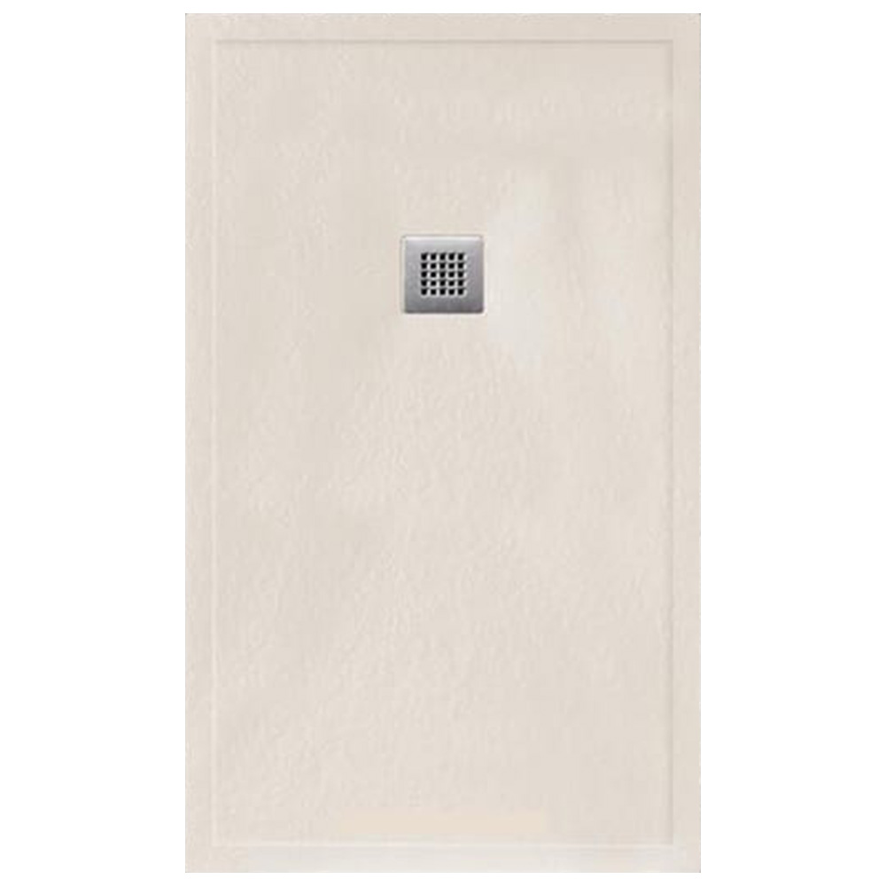 Plato ducha resina con borde beige