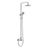 Columna de ducha con grifo monomando | Rociador Redondo acero inox. S.304 Ø20 cm | Extraplano Antical
