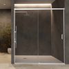 Mampara Ducha Frontal Corredera 1 Puerta 1 Fijo | Vidrio Templado 6mm Antical | Altura 195cm