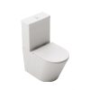 Utah Inodoro Completo Rimless Adosado a Pared | Tapa Extrafina Duroplast Soft Close | Cisterna Incluida